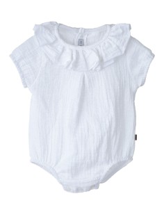 Pelele alboran blanco manga corta