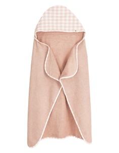 Capa de baño + manopla rosa