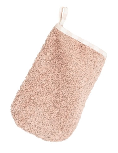 Capa de baño + manopla rosa