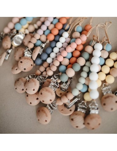 Cadena chupete halo stone