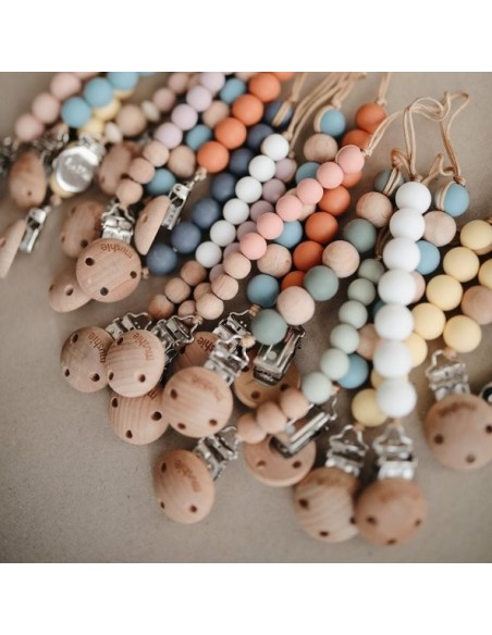 Cadena chupete halo stone