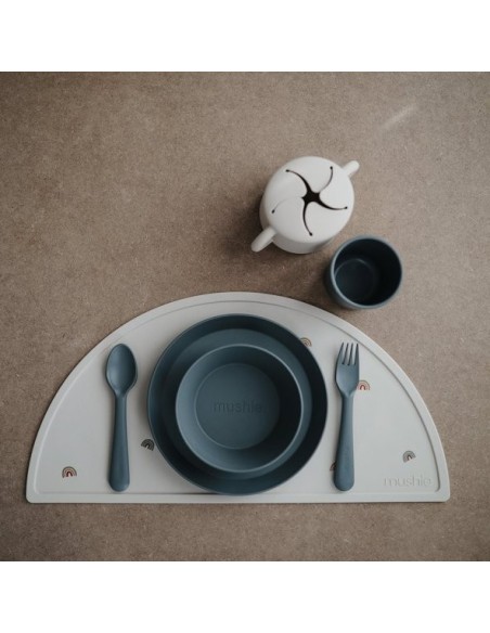 Pack tenedor y cuchara solid ivory