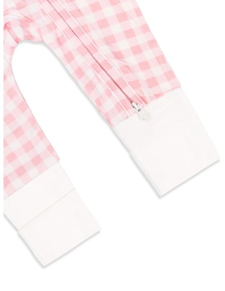 Pijama con cremallera pink vichy