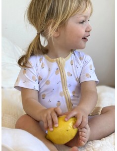 Pijama con cremallera manga corta  lemons 2