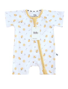 Pijama con cremallera manga corta  lemons