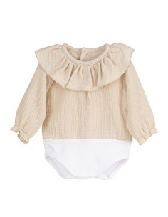 Body camisa Kore crema