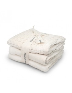 Pack 3 toallitas gofre vanilla