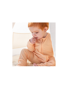 Pijama de bambú con cremallera coral 2