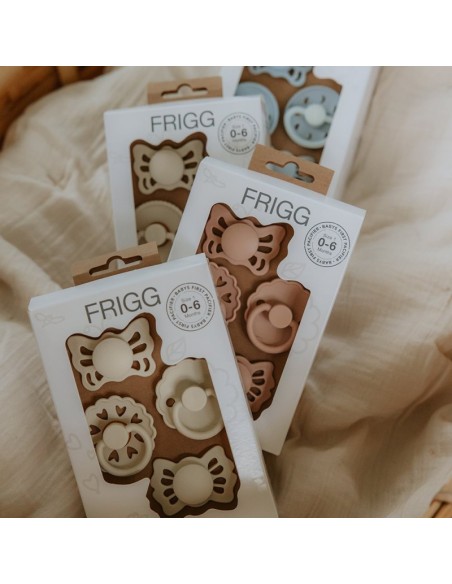 Mi primer chupete pack 4 uds. floral heart cream 0+