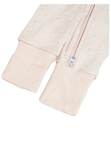 Pijama de bambú con cremallera Coral Flower