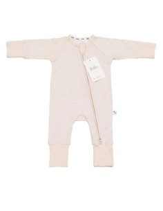 Pijama de bambú con cremallera Coral Flower