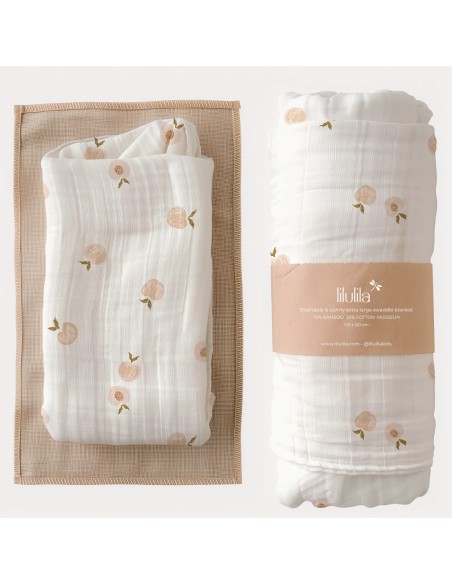 Muselina de Bambú Peaches