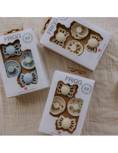 Mi primer chupete pack 4 uds. floral heart cream 0+