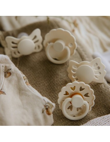 Mi primer chupete pack 4 uds. floral heart cream 0+