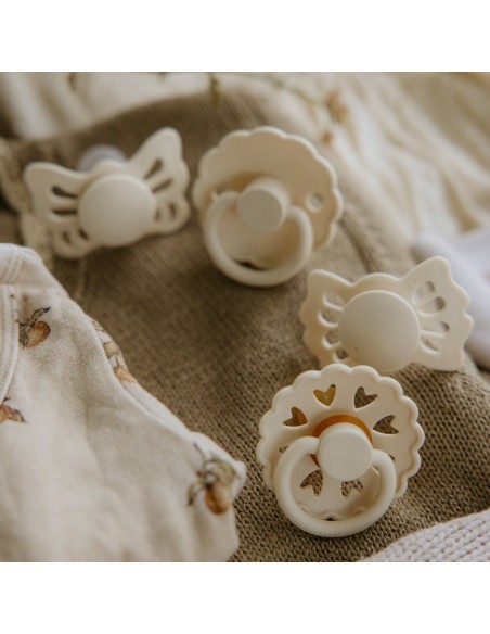 Mi primer chupete pack 4 uds. floral heart cream 0+