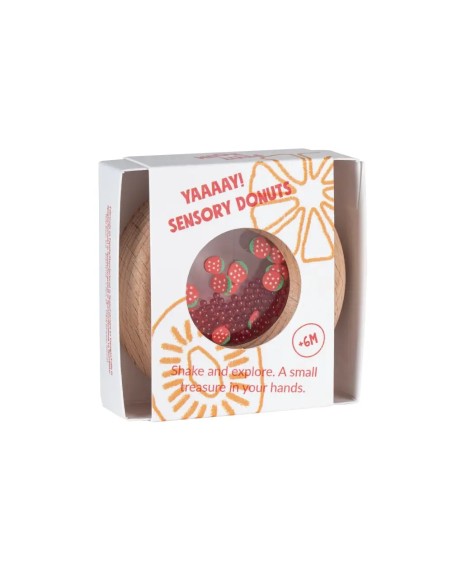 Sensory donuts strawberries