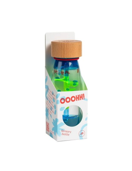 Move bottle spiral blue