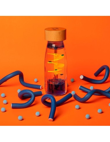 Move bottle spiral blue