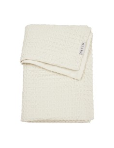 Manta minicuna gofrada nature 75x100 cm