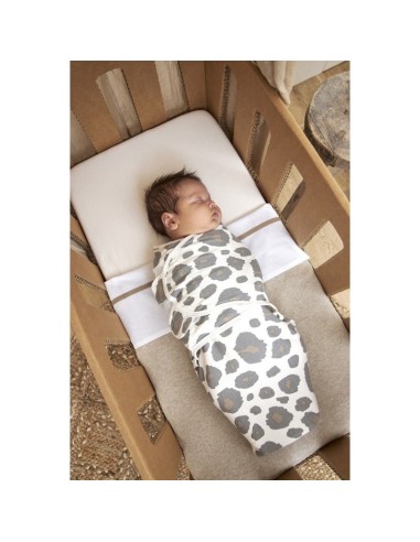 Sábana bajera ajustable off white 50x90 cm (colecho y minicuna)