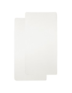 Sabana bajera ajustable cuna off white 60x120 cm. Pack 2 2