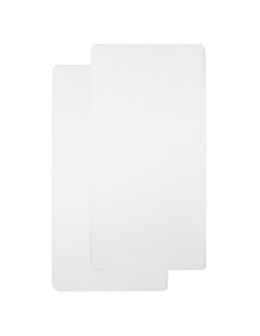 Sabana bajera ajustable cuna white 60x120 cm. Pack 2 2