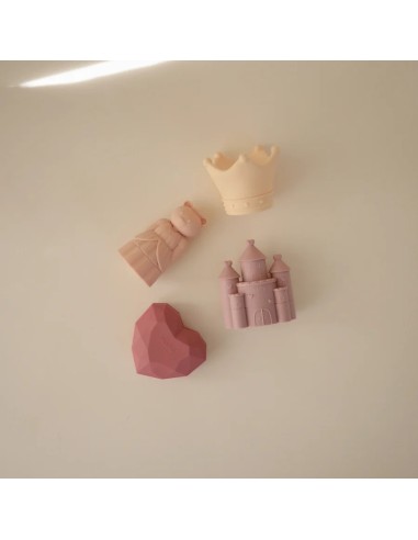 Pack 4 juguetes baño princess