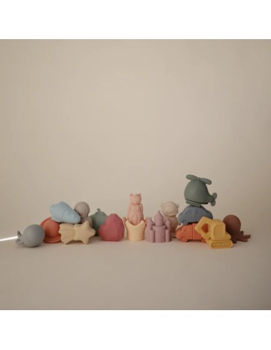 Pack 4 juguetes baño princess