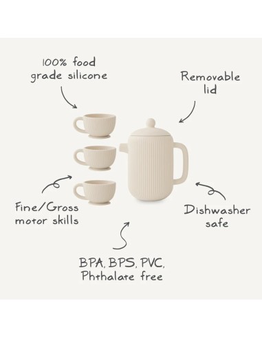 Juego de te solid blush