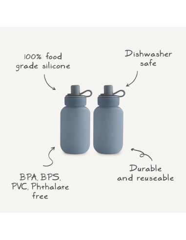 Pack 2 bolsas pure silicona blush