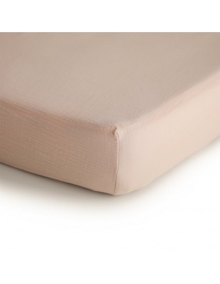 Sabana bajera de cuna ajustable solid fog