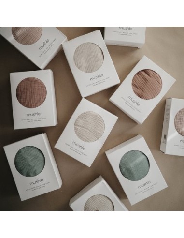 Sabana bajera de cuna ajustable solid fog