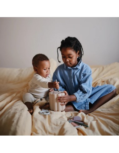 Cubo didactico tubos/monedas solid