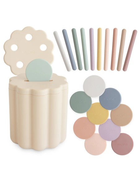 Cubo didactico tubos/monedas solid