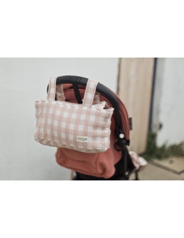 Bolso mini vichy rosa