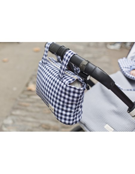 Bolso mini vichy navy