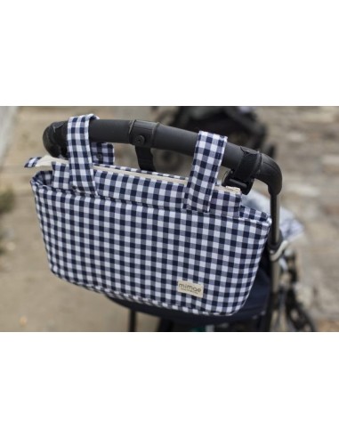 Bolso mini vichy navy