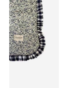 Colchoneta paul & volante vichy navy 2