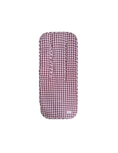 Colchoneta vichy granate