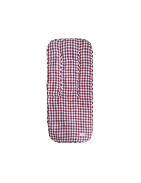 Colchoneta vichy granate