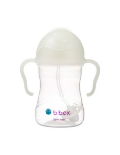 Taza con pajita flexible con pesa - Brilla en Oscuridad