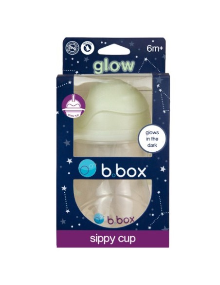 Taza con pajita flexible con pesa - Brilla en Oscuridad