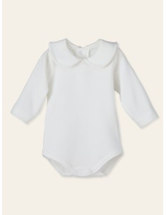 Body algodon cuello Peter Pan