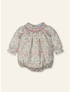 Pelele Smock algodon estampado Niza Arce