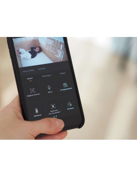 Vigilabebés Zen premium night blanco