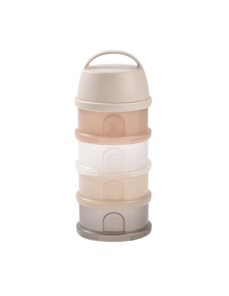 Recipiente para leche en polvo 4 compartimentos