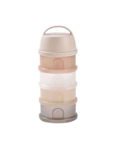 Recipiente para leche en polvo 4 compartimentos