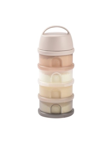 Recipiente para leche en polvo 4 compartimentos