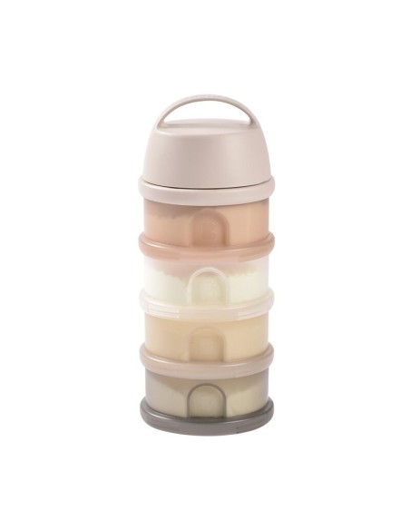 Recipiente para leche en polvo 4 compartimentos
