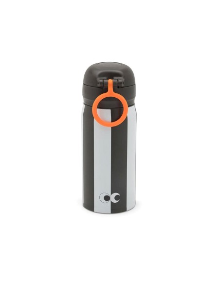 Botella de acero termica zebra